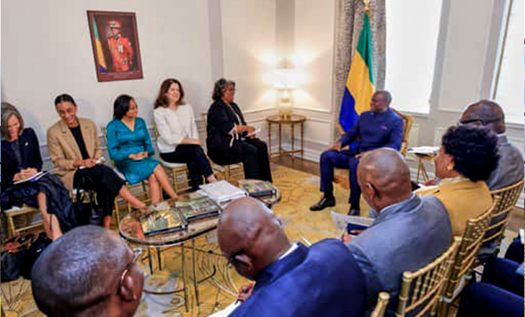 New York : Le président gabonais a eu une discussion avec l'Administrateur du PNUD.